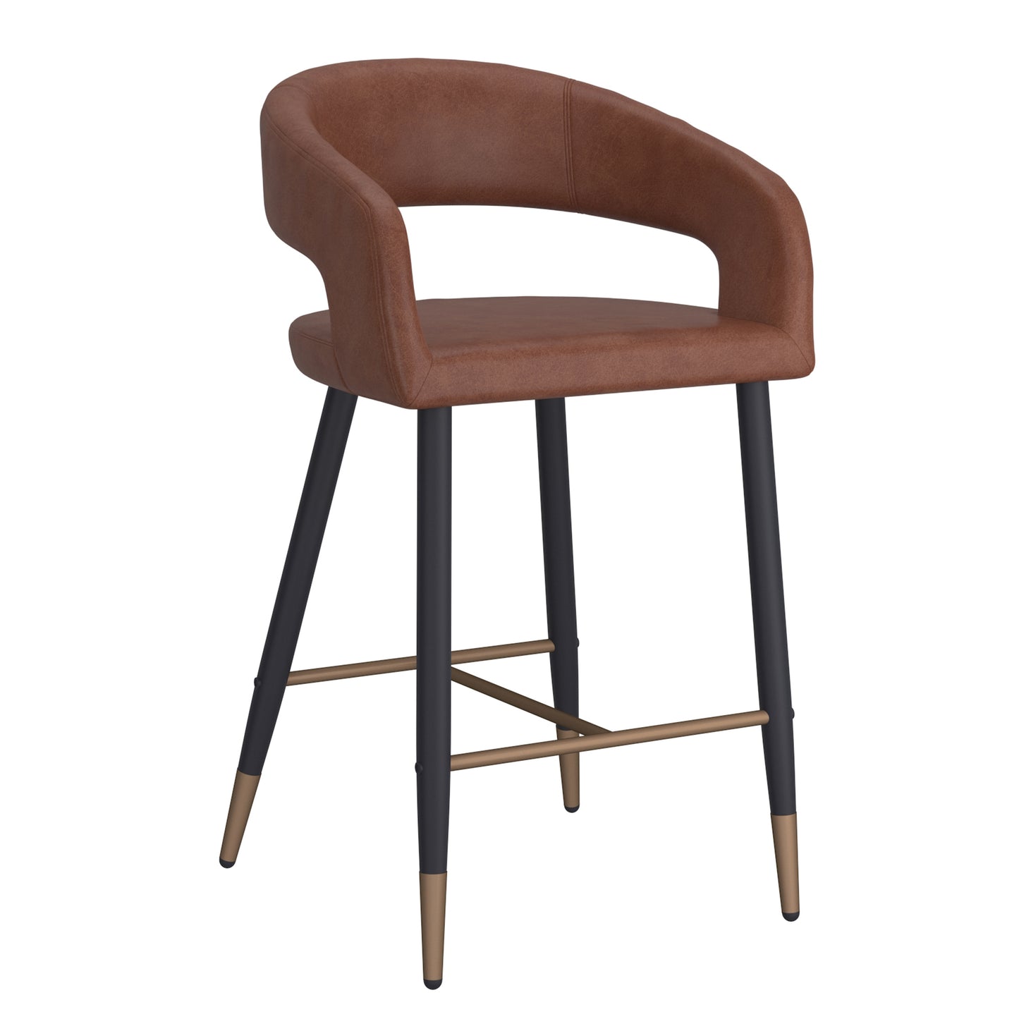 Lafora Upholstered Counter Stool, Kitchen island seating