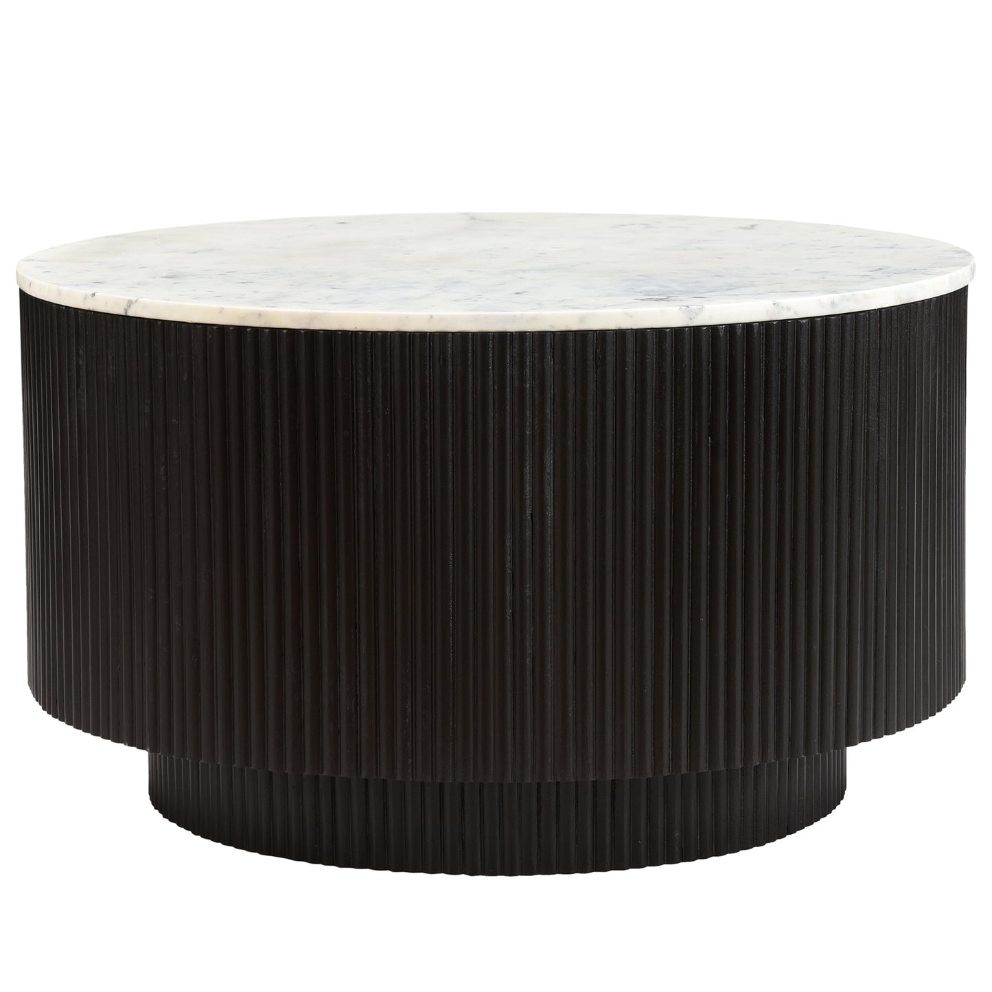 Reyna Round Coffee Table with Hidden Storage