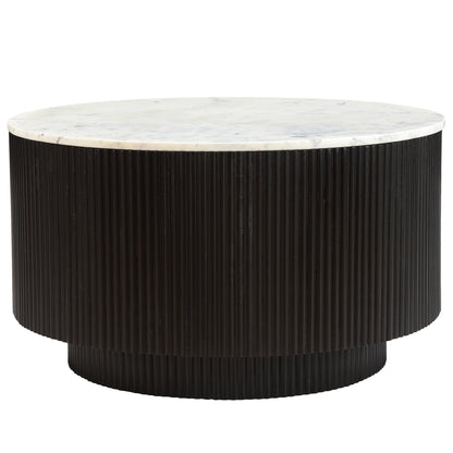 Reyna Round Coffee Table with Hidden Storage