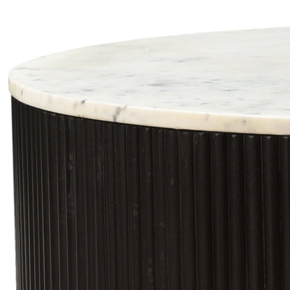Reyna Round Coffee Table with Hidden Storage