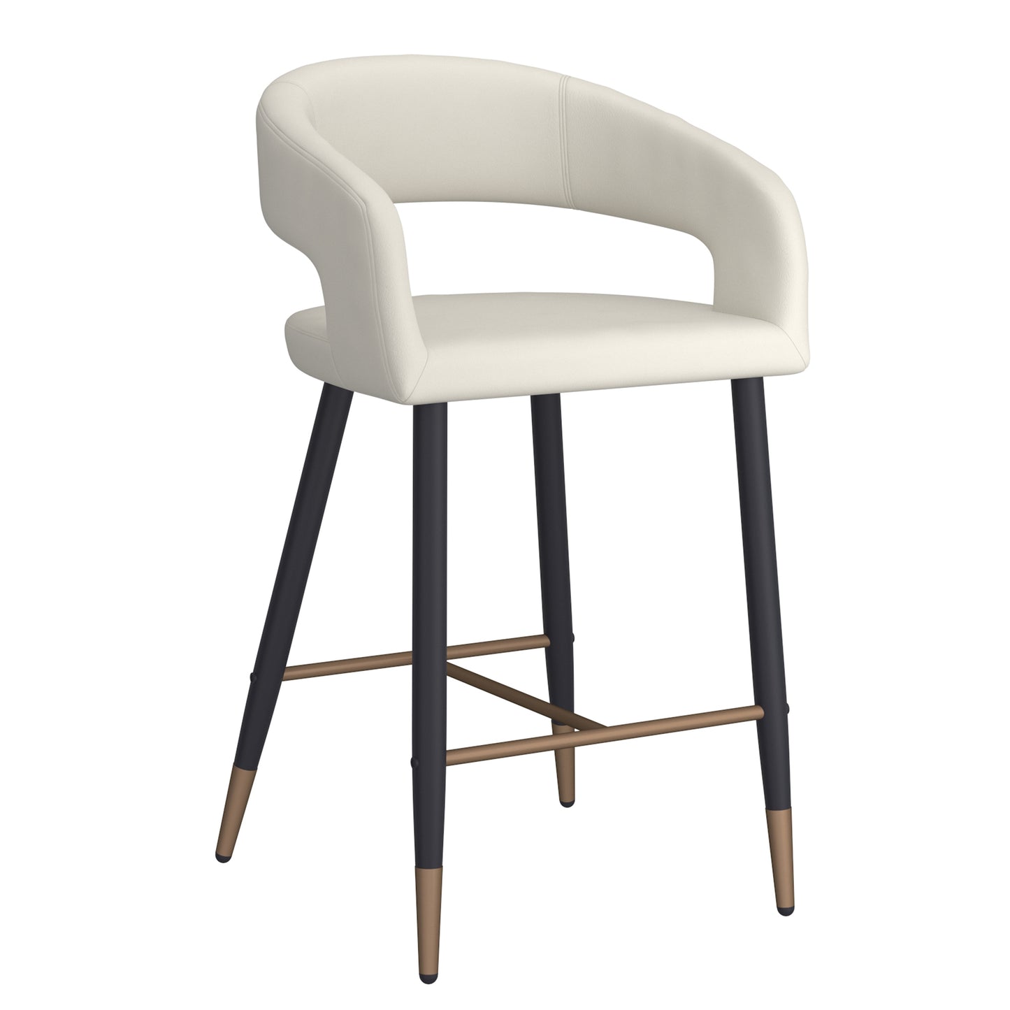 Lafora Upholstered Counter Stool, Kitchen island seating