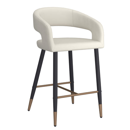 Lafora Upholstered Counter Stool, Kitchen island seating