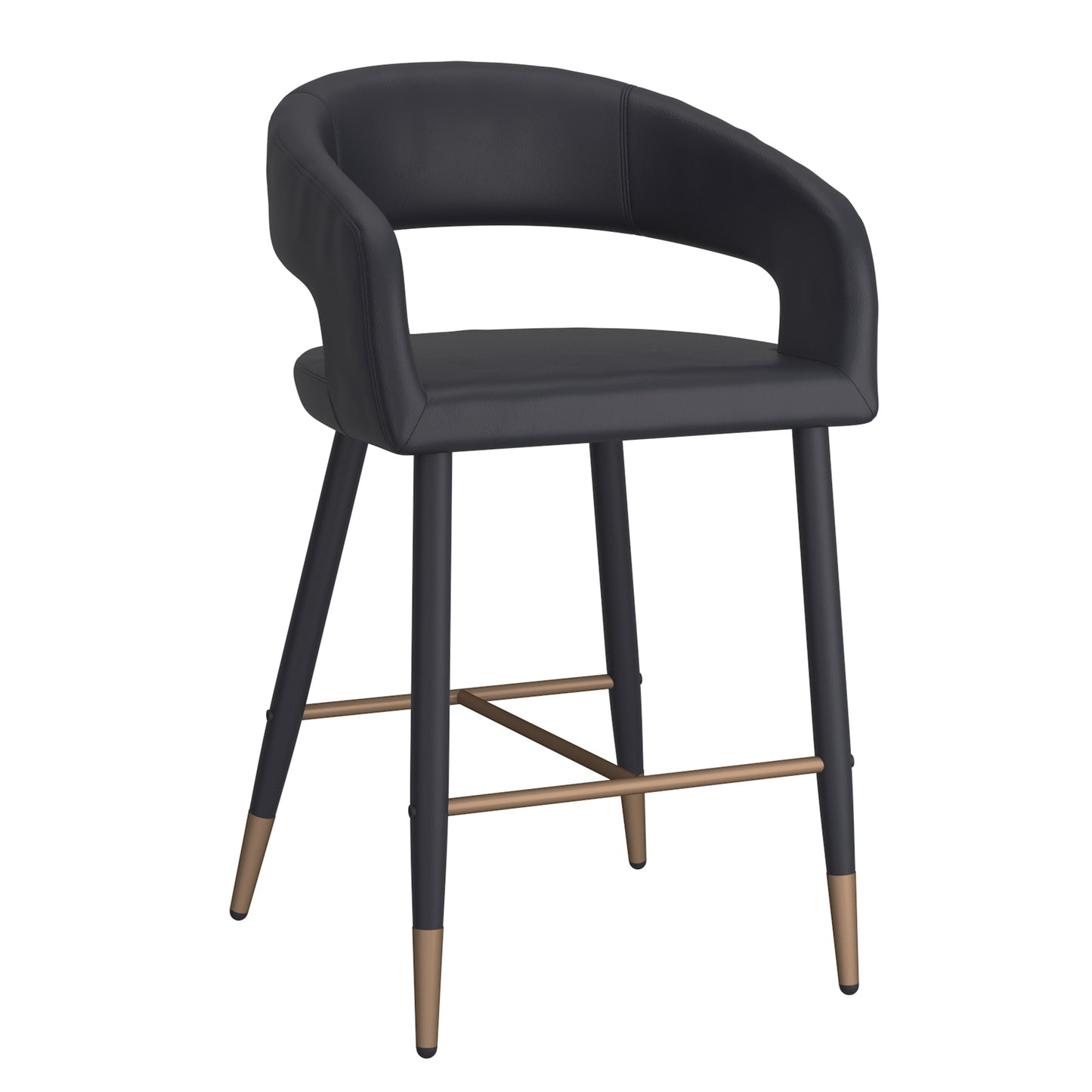 Lafora Upholstered Counter Stool, Kitchen island seating