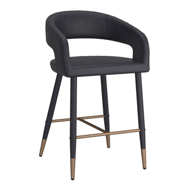 Lafora Upholstered Counter Stool, Kitchen island seating