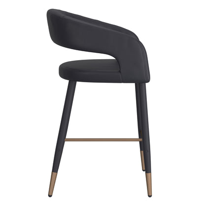 Lafora Upholstered Counter Stool, Kitchen island seating