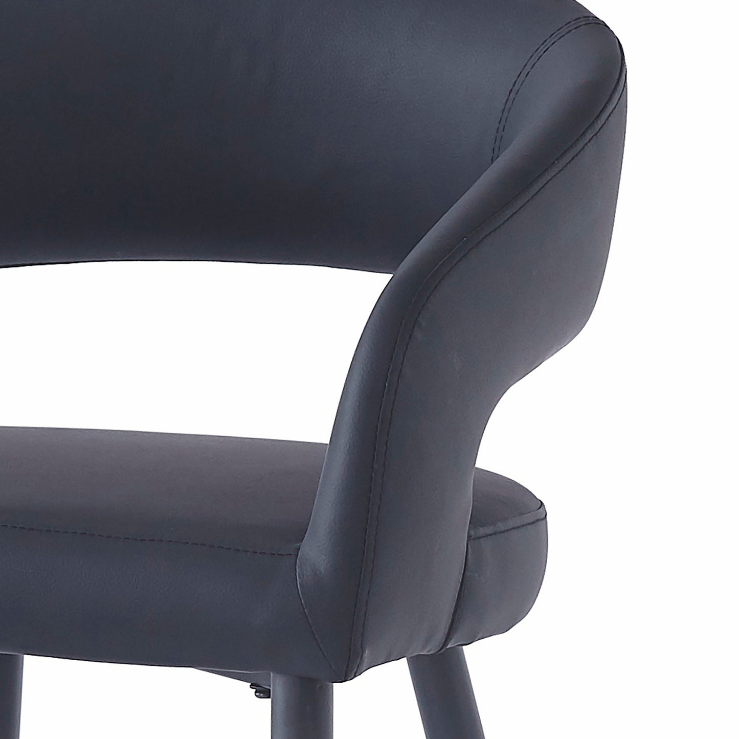 Lafora Upholstered Counter Stool, Kitchen island seating