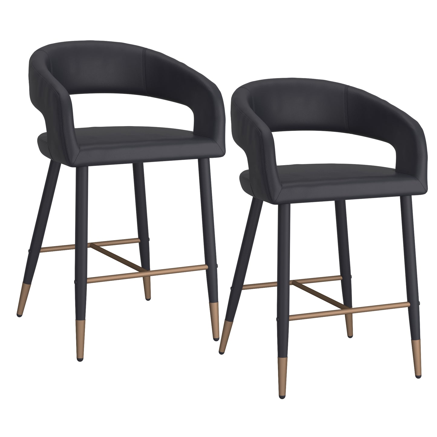 Lafora Upholstered Counter Stool, Kitchen island seating