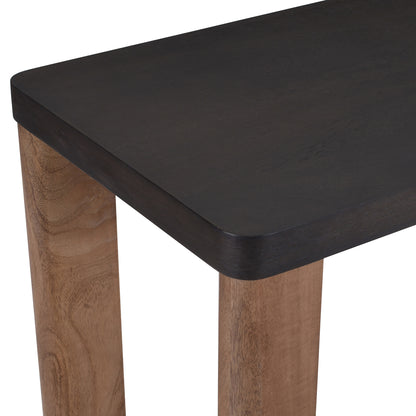 Merano 58" Console Table – Mocha & Walnut