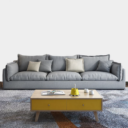 Nordic Comfort Linen Sofa