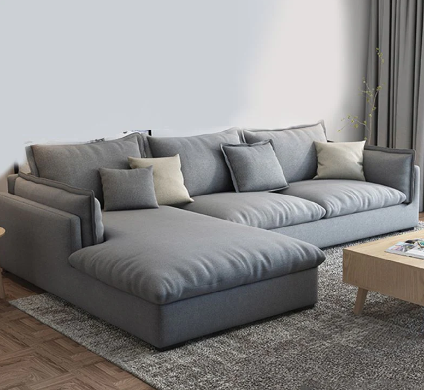 Nordic Comfort Linen Sofa