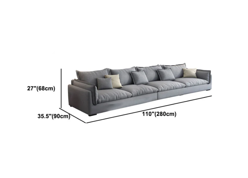 Nordic Comfort Linen Sofa