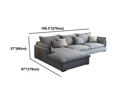 Nordic Comfort Linen Sofa