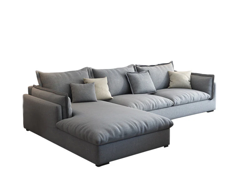 Nordic Comfort Linen Sofa